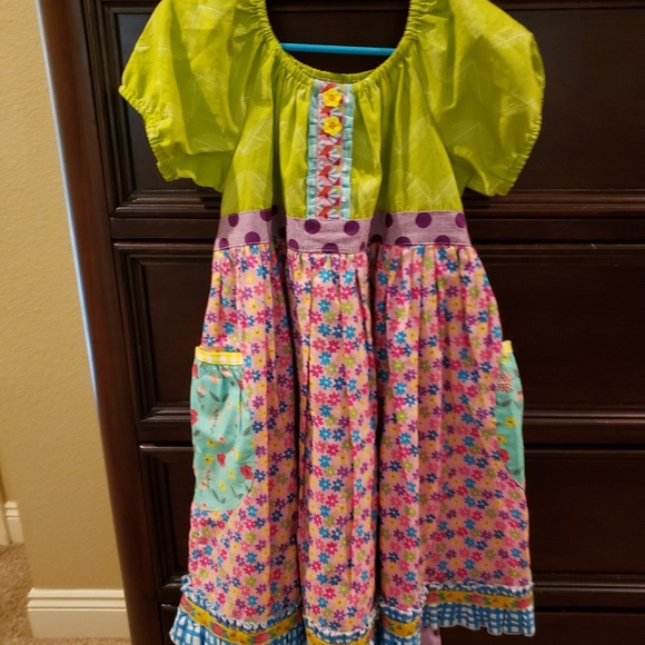 Matilda Jane Platinum Peasant Dress - Picture 2 of 3
